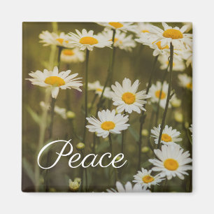Imã Vintage Daisy Boho Mantra Word