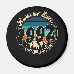 Imã Vintage de 30 anos, 30 aniversário de 1992