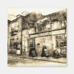 Imã Vintage de Londres do bar da âncora