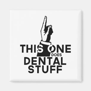 Imã Vintage Dental Engraçado - Higienista Dentista Es