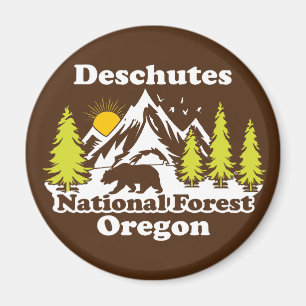 Imã Vintage Deschutes National Forest Oregon