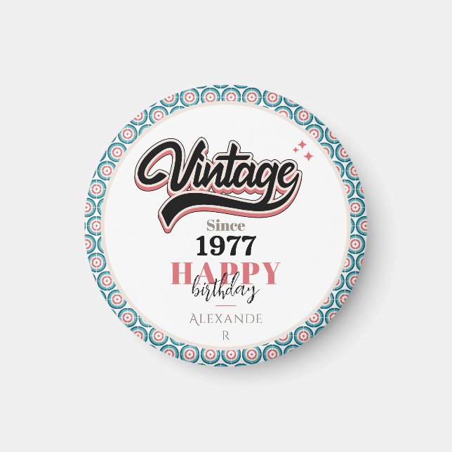 Imã Vintage desde - 1977 (Frente)