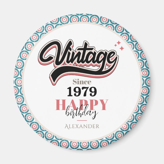 Imã Vintage desde - 1979 (Frente)