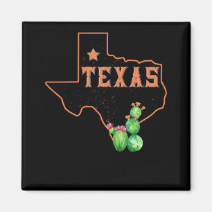 Imã Vintage do Orgulho do Mapa do Texas