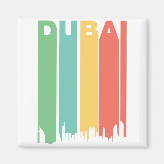 Imã Vintage Dubai Cityscape (Frente)
