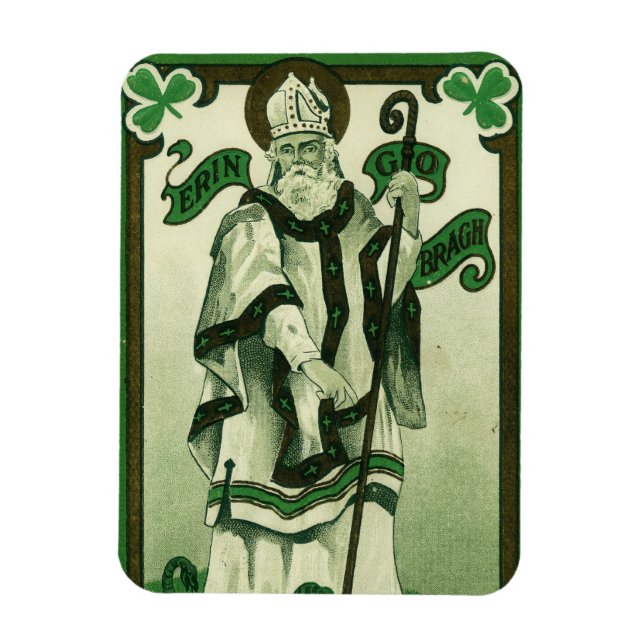 Ímã Vintage - Erin Go Bragh - St. Patrick's Greetings (Vertical)
