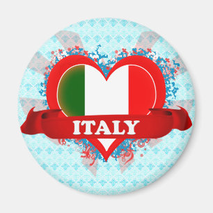 Imã Vintage eu amo Italia