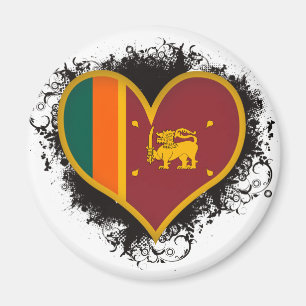 Imã Vintage eu amo Sri Lanka
