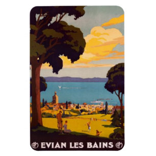 Ímã Vintage Évian-les-Bains, Rhône Alpes, France -