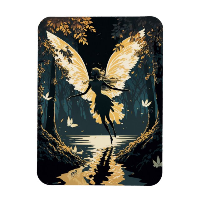 Ímã Vintage Fairy (Vertical)