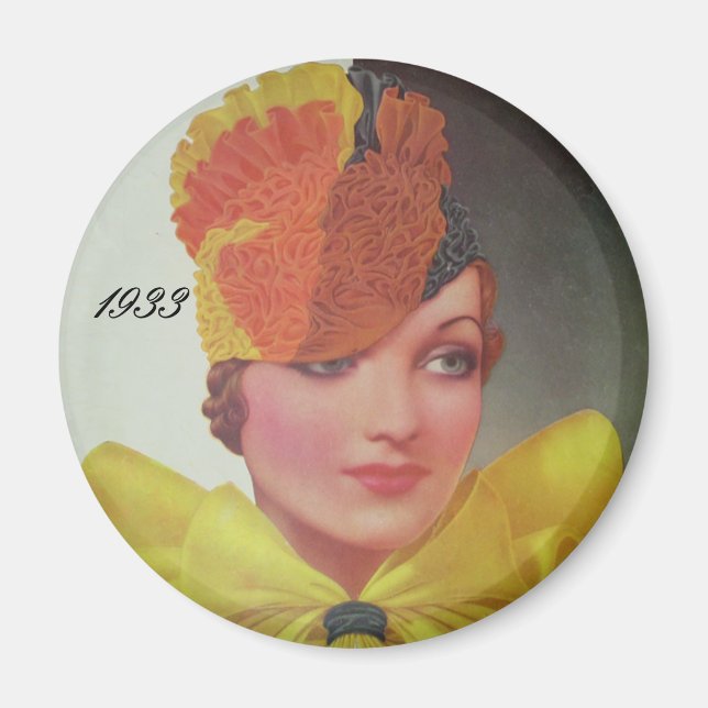 Imã Vintage Fashion 1933 (Frente)