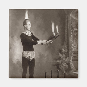 Imã Vintage Fire Juggler