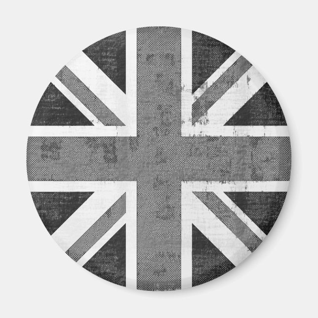 Imã Vintage Flag Reino Unido Magnets (Frente)