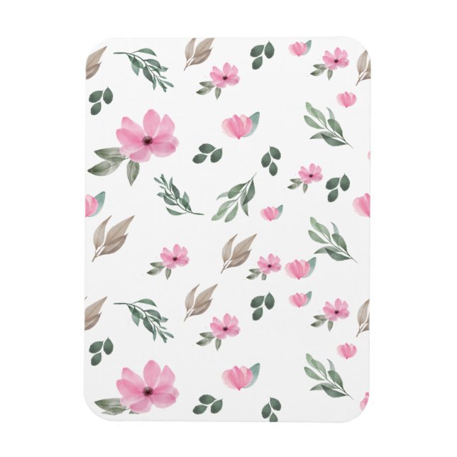 Ímã Vintage Flor Botânico (Vertical)