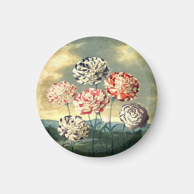 Imã Vintage Floral Magnet (Frente)
