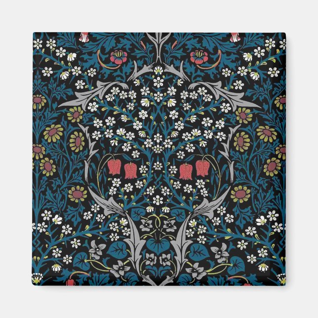 Imã Vintage Floral Pattern, William Morris (Frente)