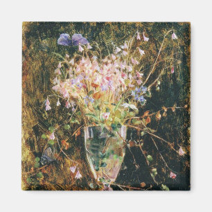 Imã Vintage flores azuis Maria Wiik Linnea Borealis