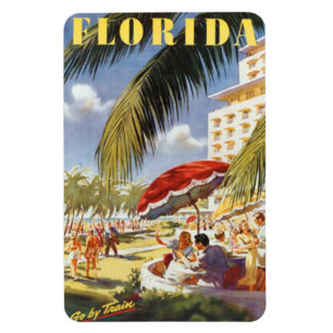 Ímã Vintage Florida, EUA -
