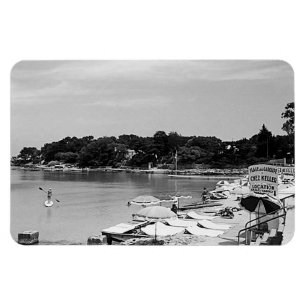 Ímã Vintage França Nice Antibes Praia de Garoupe