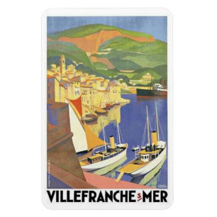 Ímã Vintage French Riviera, França -
