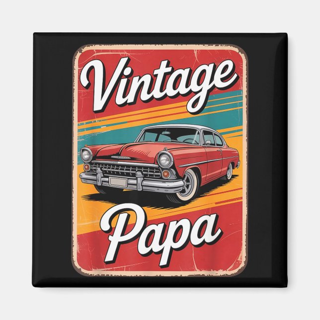 Imã Vintage Funny Papa  (Frente)
