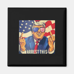 Imã Vintage Funny Trump Prisão Em 4 De Julho De 2024