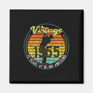 Imã Vintage Golf Golfer 1955 - 70 Aniversário