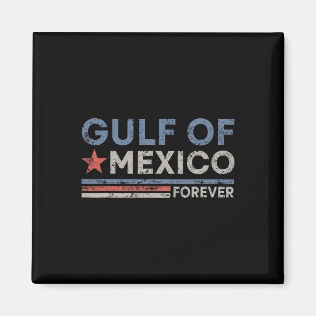 Imã Vintage Golfo Do México Para Sempre (Frente)