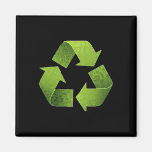 Imã Vintage Green Reciclar Símbolo Novelty Earth Day R