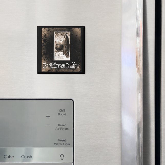 Imã Vintage Halloween Cauldron (In Situ (Fridge))