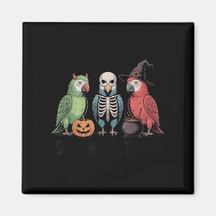 Imã Vintage Halloween Parrots Squawk Ou Trek Soky
