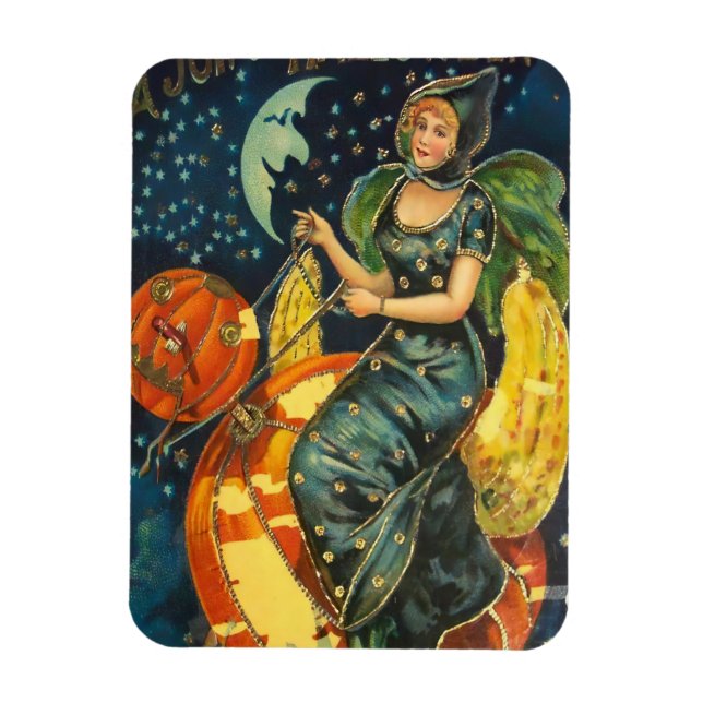 Ímã Vintage Halloween Poster (Vertical)