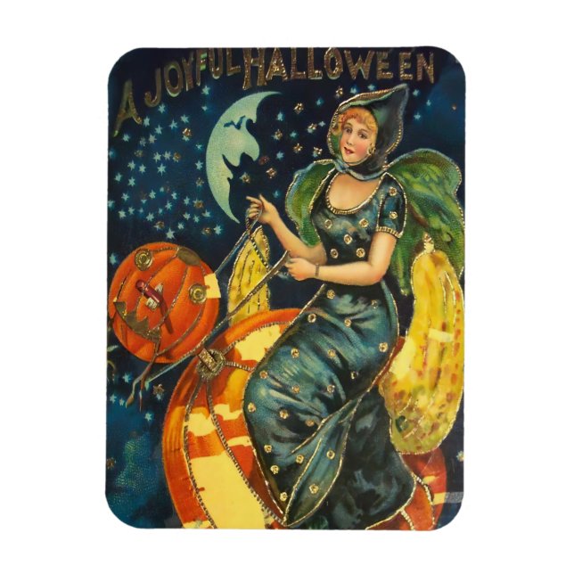 Ímã Vintage Halloween Poster (Vertical)
