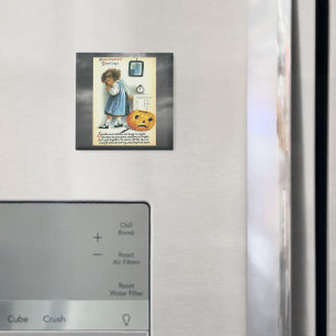 Imã Vintage Halloween Saudações