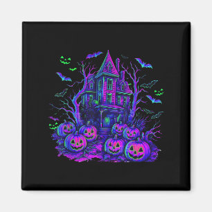 Imã Vintage Halloween Soky Scene Retro Pumpkin Y Seaso