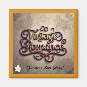 Imã "Vintage Heartbeats Entwined"