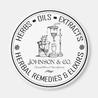 Imã Vintage Herbal Remédios Chique de fazenda