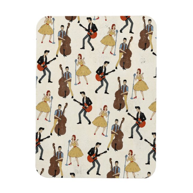 Ímã Vintage Hillbill Rockers (Vertical)
