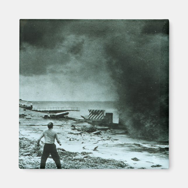 Imã Vintage Hurricane Wave (Frente)