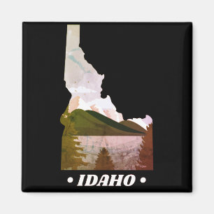 Imã Vintage Idaho State Magnet