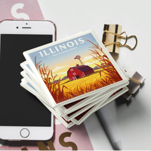 Imã Vintage Illinois