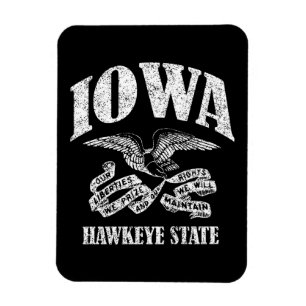 Ímã Vintage Iowa
