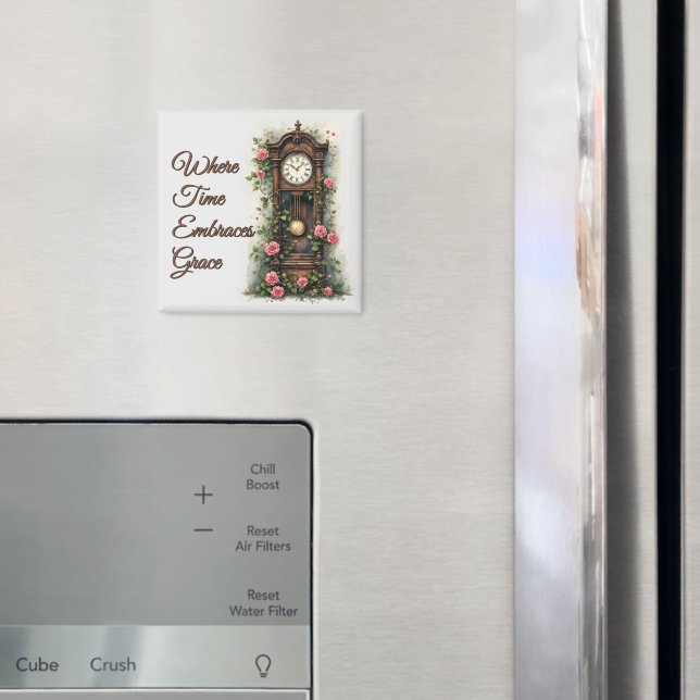 Imã Vintage Ivy Rose Grandfather Clock (In Situ (Fridge))
