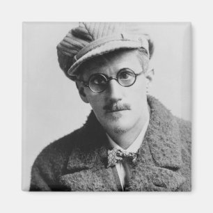 Imã Vintage James Joyce Retrato