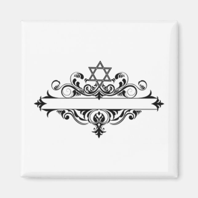 Imã Vintage Jewish Header (Frente)