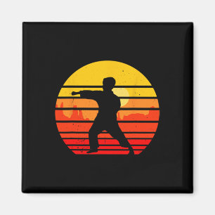 Imã Vintage Karate Kids Martial Arts Fighting Retro Ka