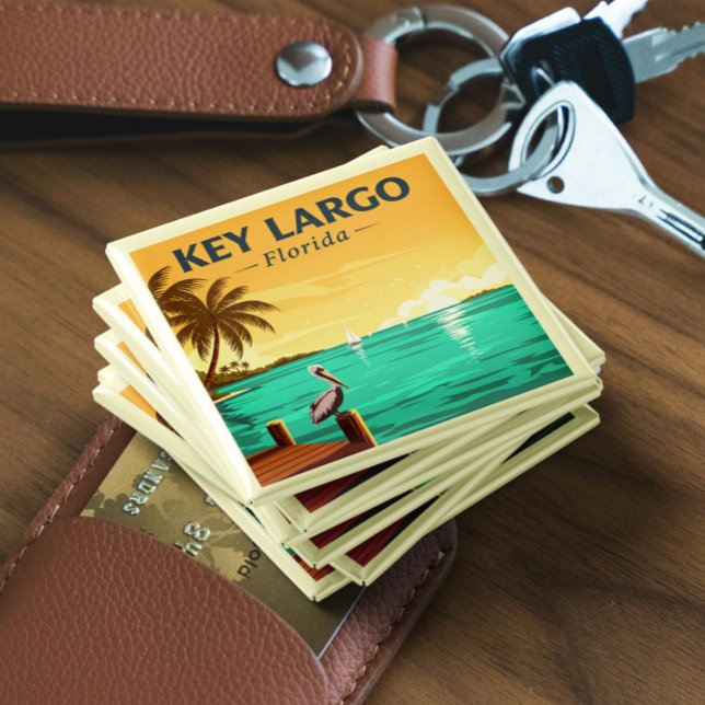 Imã Vintage Key Largo Florida (Criador carregado)