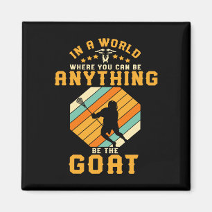 Imã Vintage Lacrosse Retro Lax Rat Gift Lacrosse Playe
