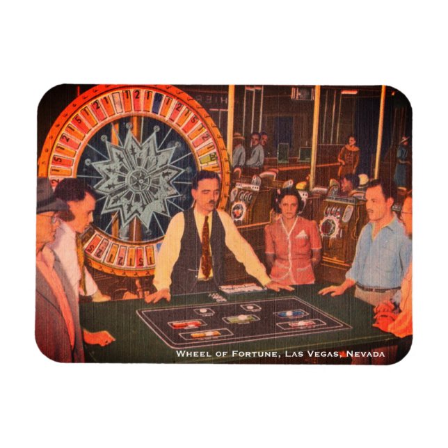 Ímã Vintage Las Vegas, Nevada Casino Scene Magnet (Horizontal)