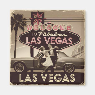 Imã Vintage Las Vegas USA